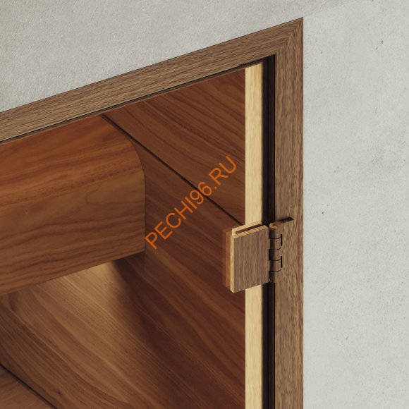 Дверь стеклянная DoorWood Хамам АРТ Wood 3 бронза