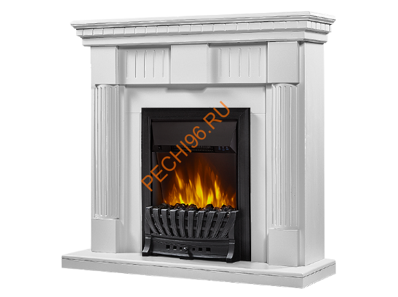 Электрокамин Electrolux Classic EFP/P-1020LS с порталом Firelight Colonna Classic, белый