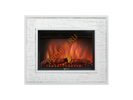 Электрокамин Electrolux EFP/P-3020LS с порталом Firelight Loft 30, камень белый, белая эмаль