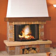 Дровяной камин Supra AURIAC 80 с топкой SAPHIR 1701