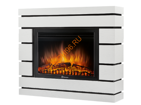 Электрокамин Electrolux EFP/P-2520LS N с порталом Firelight Moderno 25, белый дуб Электрокамин Electrolux EFP/P-2520LS N с порталом Firelight Moderno 25, белый дуб