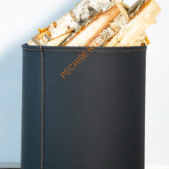 Дровница Fire&Wood Tallin, экокожа графит