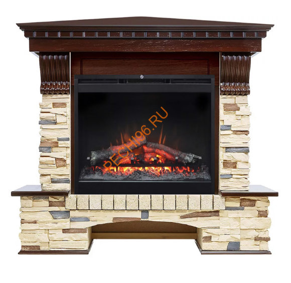 Электрокамин Dimplex Pierre Luxe с очагом Symphony 26 DF2624-L сланец угловой