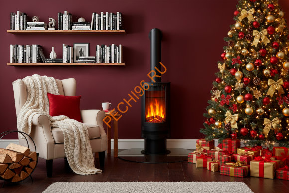 Электрокамин British Fires Ashurst Barrel Stove