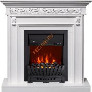 Электрокамин Royal Flame Valletta белый с очагом Aspen