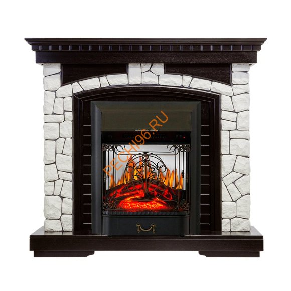 Электрокамин Royal Flame Glasgow венге/белый с очагом Majestic FX M