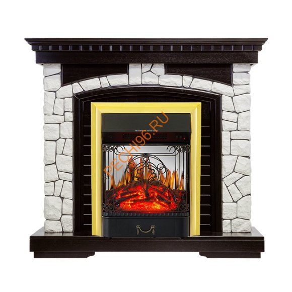 Электрокамин Royal Flame Glasgow венге/белый с очагом Majestic FX M
