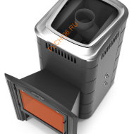 Печь банная ТМФ Тунгуска 2017 Inox Витра ТО антрацит