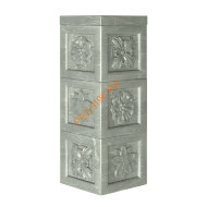 Облицовка дымохода Эверест Талькохлорит Профи 2, 280х280х750, S-50