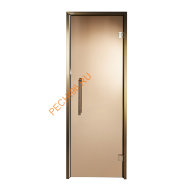 Дверь стеклянная Grandis GS 9х21-B-Н-BR коробка алюминий Brasch