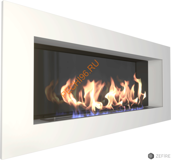 Биокамин ZeFire ELLIOT 1500 белый со стемалитом