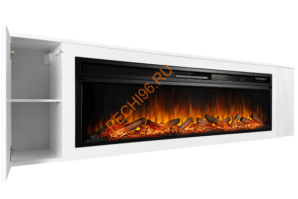 Электрокамин Royal Flame Madison Бьянко белый с очагом Vision 60 LOG LED