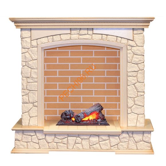 Электрокамин Dimplex Preston с очагом Cassette 400 NH слоновая кость