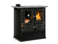 Печь-камин La Nordica ROSETTA SINISTRA 16 STEEL NERO ANTRACITE