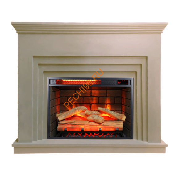 Электрокамин InterFlame Бейкер с очагом Antares 13-23 LED FX QZ 