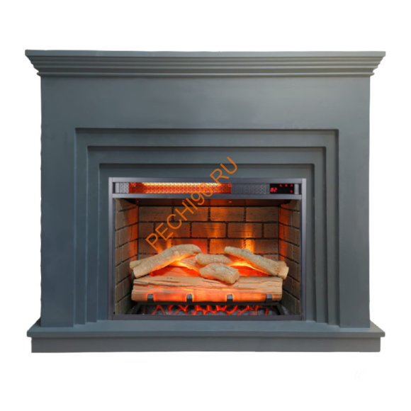 Электрокамин InterFlame Бейкер с очагом Antares 13-23 LED FX QZ 
