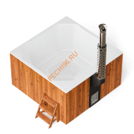 Купель композитная Polarspa ELITE QUATTRO 200 термобереза светлая