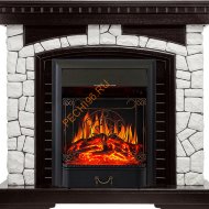 Электрокамин Royal Flame Glasgow венге/белый с очагом Majestic FX