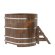Купель для бани BentWood угловая из сращённой морёной лиственницы, 1,37х1,37 м