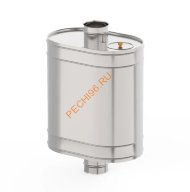 Бак на трубе УМК D130 мм, нержавейка АISI 439 0,8 мм 60 л