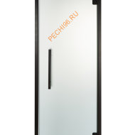 Дверь стеклянная Grandis GS 9х21-M-H-Bl коробка алюминий Diamond Black