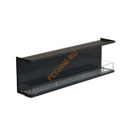 Биокамин фронтальный 2000х500х300 мм, стемалит, стекло