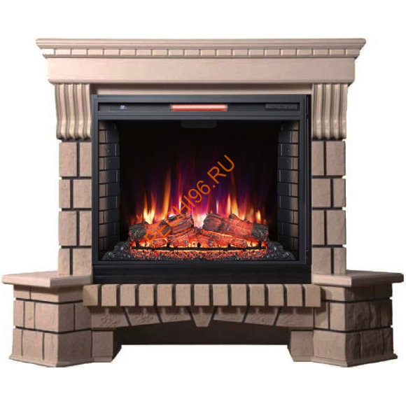 Электрокамин InterFlame Экстер угловой с очагом Antares 33 LED FX QZ