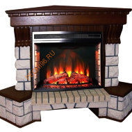 Электрокамин InterFlame Экстер угловой с очагом Antares 33 LED FX QZ