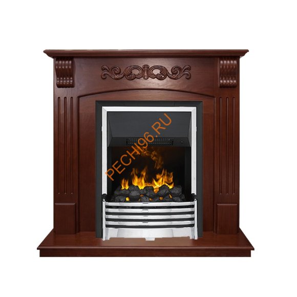 Электрокамин Dimplex Sorrento угловой с очагом Flagstaff орех