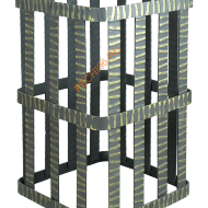 Сетка на трубу Гефест 18/25/30, 250х250х500 мм