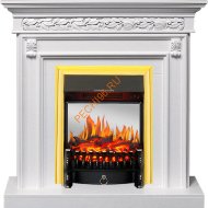 Электрокамин Royal Flame Valletta белый с очагом Fobos FX M