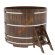 Купель для бани BentWood круглая из сращённой морёной лиственницы, D 2,0м