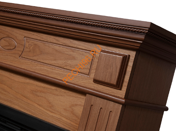 Электрокамин Electrolux EFP/P-2520LS с порталом Firelight Bianco 25, дуб