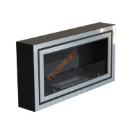 Биокамин WF250 стемалит Арома, стекло тонированное, двойная рамка нержавейка