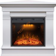 Электрический камин Royal Flame Monaco угловой Бьянко белый с очагом Emerald 23