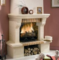 Дровяной камин CHAZELLES СS11 с топкой SOLO V70