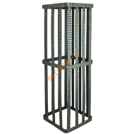 Сетка на трубу Гефест 18/25/30, 250х250х1000 мм