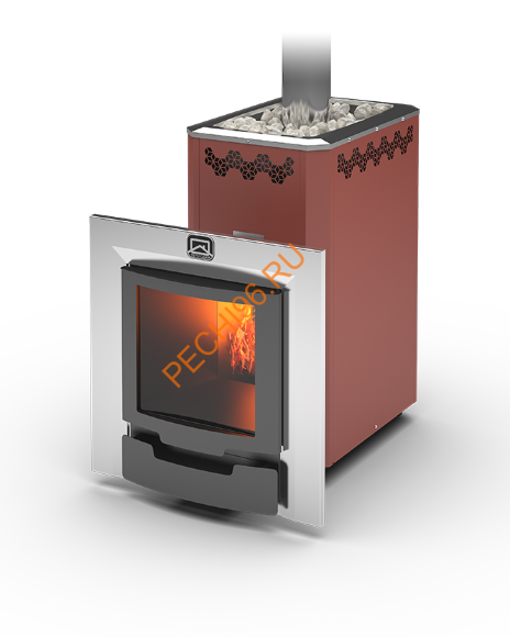 Печь банная Теплодар Кузбасс Оптима 14 ТК Панорама Печь банная Теплодар Кузбасс Оптима 14 ТК Панорама