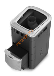 Печь банная ТМФ Тунгуска 2017 Inox ДН ТО антрацит