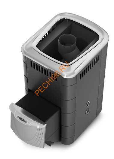 Печь банная ТМФ Тунгуска 2017 Inox ДН ТО антрацит