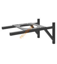 Кронштейн опорный Везувий D180/200мм, черный