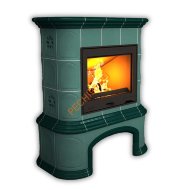 Печь-камин КимрПечь Прованс центральный Волна с дровником