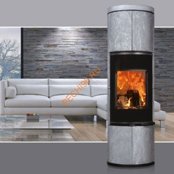 Печь-камин Thorma CONCEPT FEUER ZION serpentino черная Печь-камин Thorma CONCEPT FEUER ZION serpentino черная