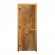 Дверь стеклянная декор «Дерево» Люкс коробка 1900х700 мм, осина