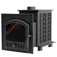 Печь чугунная банная Сибирь-премиум 25 (545х545), ТК 400 мм