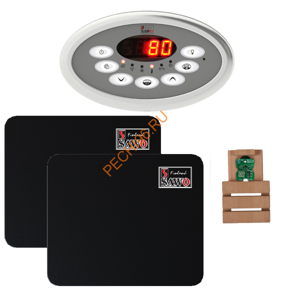 Комплект управления SAWO INNOVA CLASSIC S до 30 кВт, черный