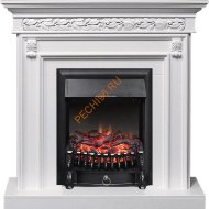 Электрокамин Royal Flame Valletta белый с очагом Fobos FX