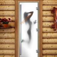 Дверь стеклянная DoorWood «Престиж», 700х1900мм, с фотопечатью «Танец»