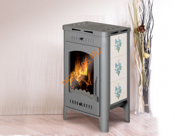 Печь-камин EcoKamin БАВАРИЯ Оптима Незабудка Печь-камин EcoKamin БАВАРИЯ Оптима Незабудка