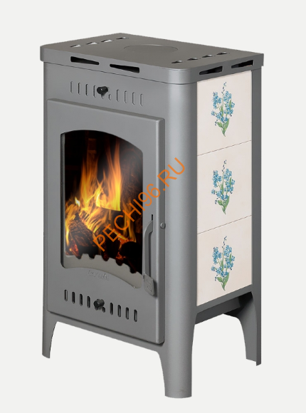 Печь-камин EcoKamin БАВАРИЯ Оптима Незабудка Печь-камин EcoKamin БАВАРИЯ Оптима Незабудка